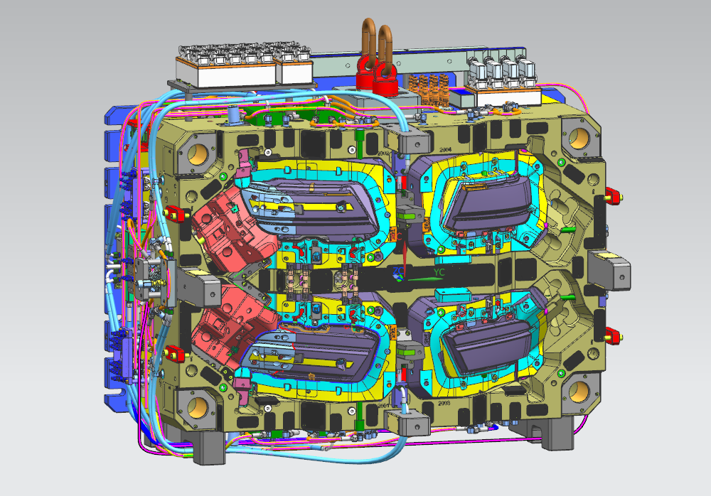 Headlamp Double Shot Mould -1