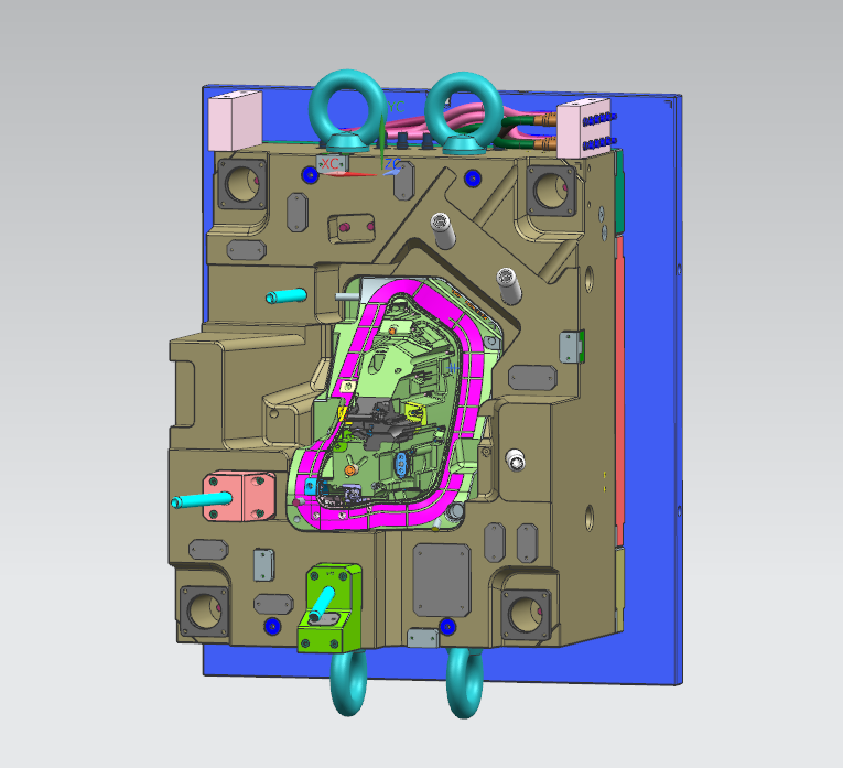 Headlamp mould